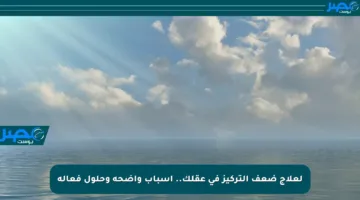لعلاج ضعف التركيز في عقلك.. أسباب واضحة وحلول فعالة